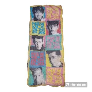 Vintage 1990 New Kids on the Block Sleeping Bag Comforter; 66" x 28" NKOTB